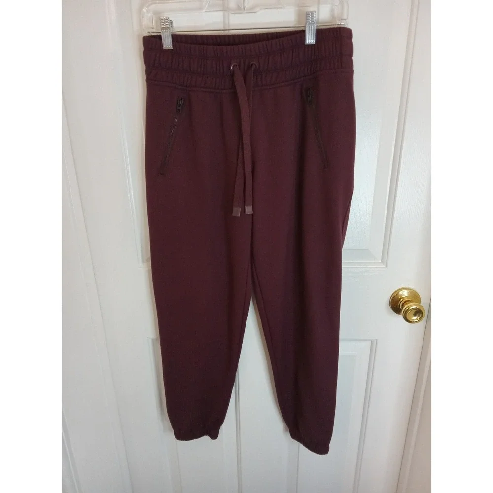 Athleta Size Small Burgundy Red‎ Maroon Bounce Back Jogger